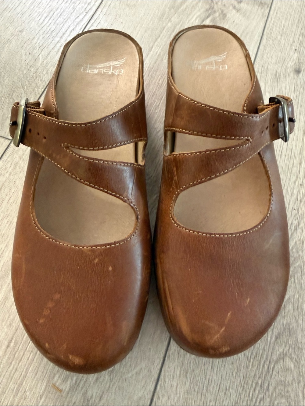 Dansko Mary Jane mule clogs